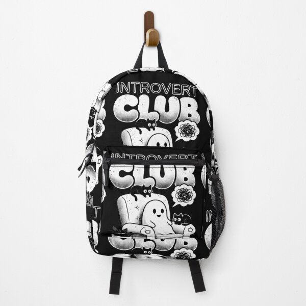 Item preview, Introvert Club Retro Ghost and Cats Funny Halloween designed and sold by AdyKurniawan.