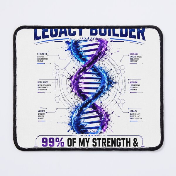 Item preview, DNA Helix Minimalist Science Biology Line Art designed and sold by TheAuraAndInk.