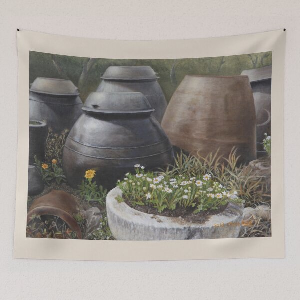 Item preview, Traditional Korean Jangdok Pots in Bamboo Forest, Damyang designed and sold by HaedamArt.