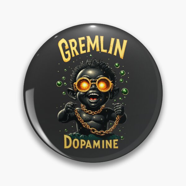 Item preview, Gremoji Society -Dopamine Gremlin | ADHD Reward Chaser_03 designed and sold by Shift-Bloom.