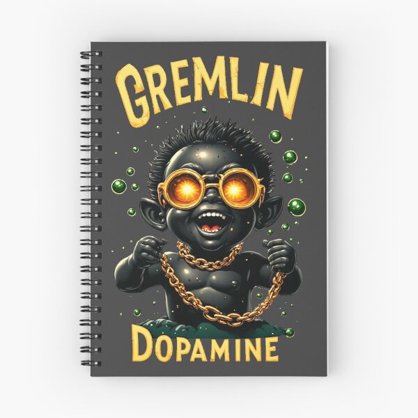 Item preview, Gremoji Society -Dopamine Gremlin | ADHD Reward Chaser_03 designed and sold by Shift-Bloom.
