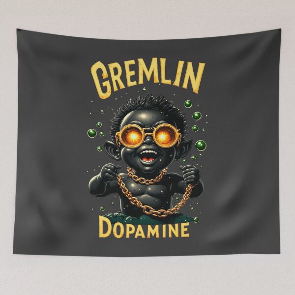 Item preview, Gremoji Society -Dopamine Gremlin | ADHD Reward Chaser_03 designed and sold by Shift-Bloom.