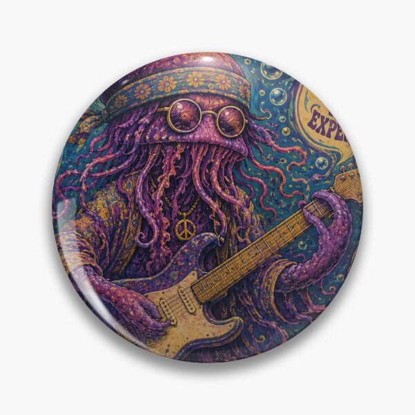 Item preview, Póster de Jelly Hendrix Psychedelic Ocean Rock designed and sold by lorelunestudio.