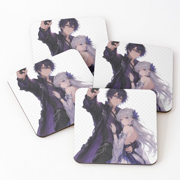 Item preview, Shadow Guardian Duo | Original Anime Style Fantasy designed and sold by Sticleg.