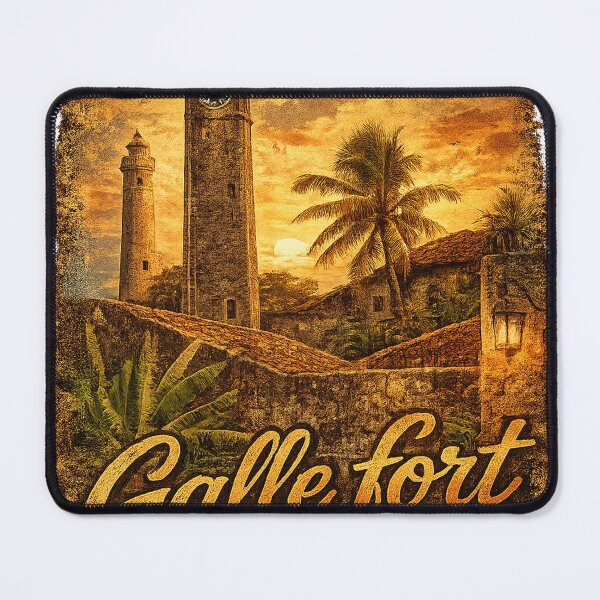 Item preview, Galle Fort Vibes – Colonial Heritage & Banyan Tree Vintage T-Shirt Design designed and sold by GooniSL.
