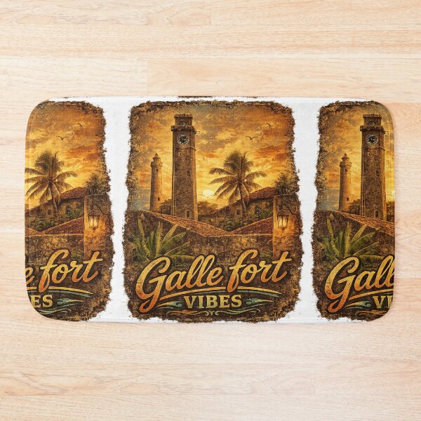 Item preview, Galle Fort Vibes – Colonial Heritage & Banyan Tree Vintage T-Shirt Design designed and sold by GooniSL.
