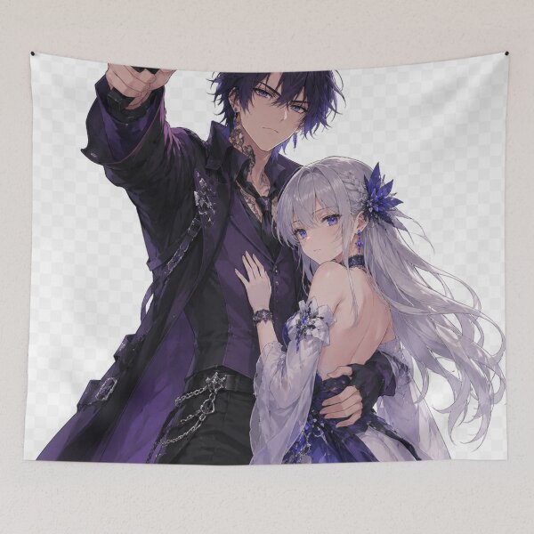 Item preview, Shadow Guardian Duo | Original Anime Style Fantasy designed and sold by Sticleg.