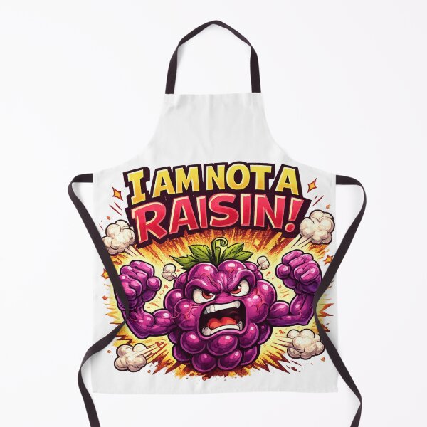 Item preview, I Am Not A Raisin Funny Angry Grape Quote Design designed and sold by irfanshikh.