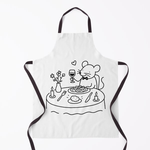 Item preview, Funny Rat Romantic Dinner Cute Foodie Rat Design designed and sold by MonkiFlipp.
