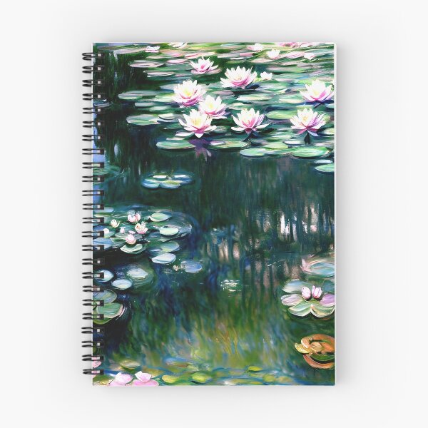 Item preview, Water Lilies: Impression of Reflections & Blossoming Surfaces (1917-4) designed and sold by artdesignsnow.
