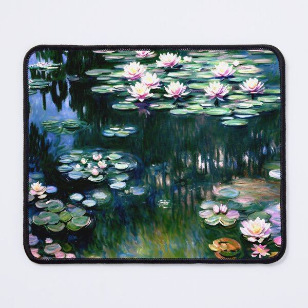 Item preview, Water Lilies: Impression of Reflections & Blossoming Surfaces (1917-4) designed and sold by artdesignsnow.