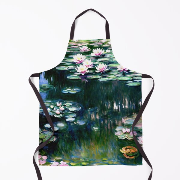 Item preview, Water Lilies: Impression of Reflections & Blossoming Surfaces (1917-4) designed and sold by artdesignsnow.