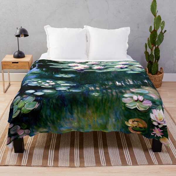 Item preview, Water Lilies: Impression of Reflections & Blossoming Surfaces (1917-4) designed and sold by artdesignsnow.