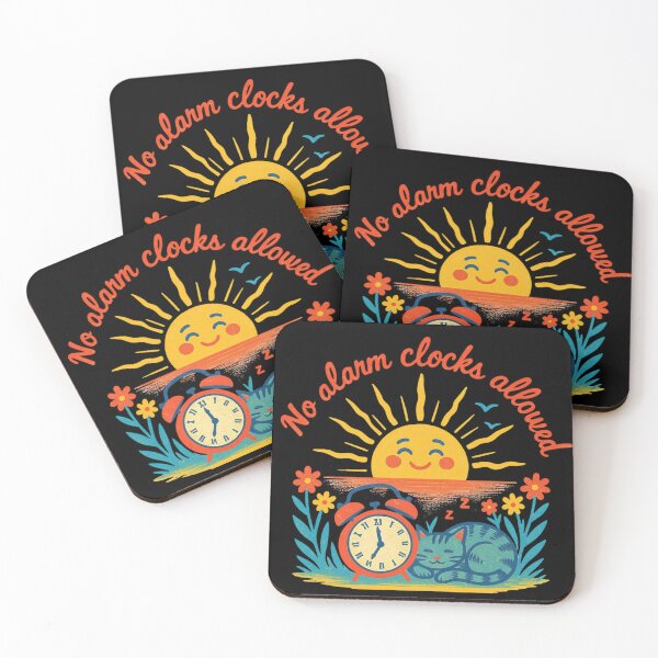 Item preview, No Alarm Clocks Allowed designed and sold by mirciashop.