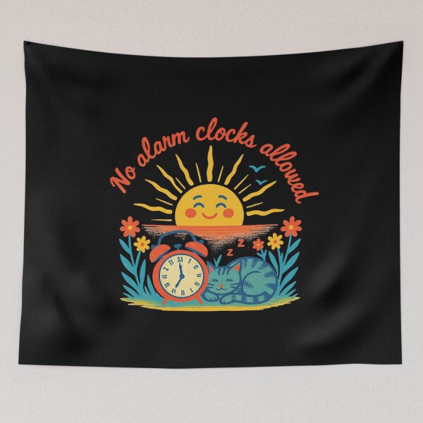 Item preview, No Alarm Clocks Allowed designed and sold by mirciashop.