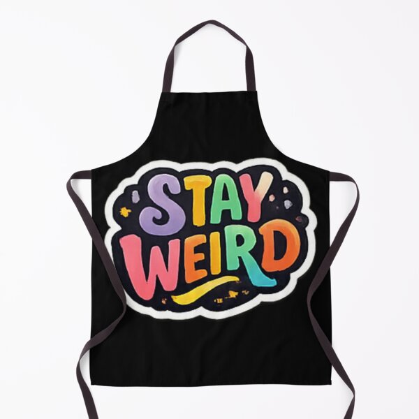 Item preview, Colorful Stay Weird Motivational Sticker designed and sold by _Stickora_.