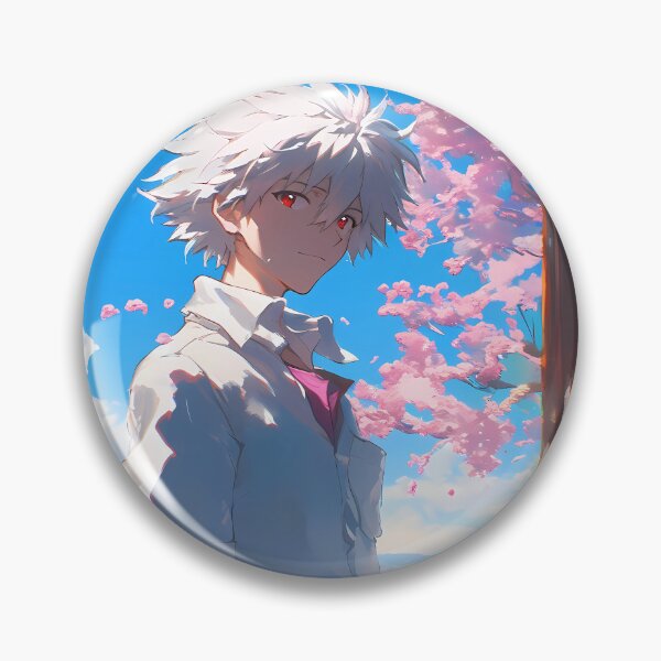 Item preview, Kaworu Nagisa Neon Genesis Evangelion Sakura Window Smile designed and sold by earlobejerk.