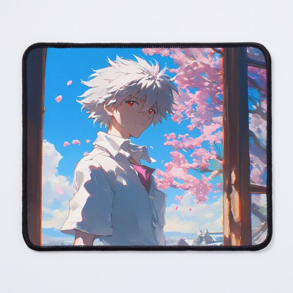 Item preview, Kaworu Nagisa Neon Genesis Evangelion Sakura Window Smile designed and sold by earlobejerk.