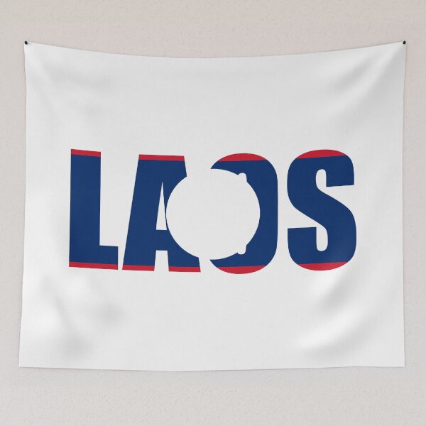 Item preview, Laos Flag LA designed and sold by shitpostee.