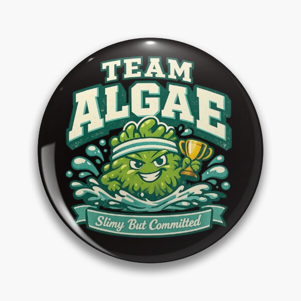 Item preview, Team Algae Retro Mascot designed and sold by FrameFlow.
