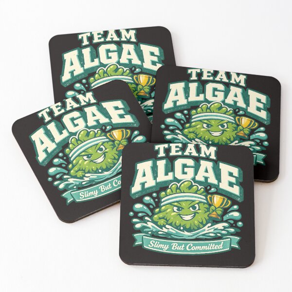 Item preview, Team Algae Retro Mascot designed and sold by FrameFlow.