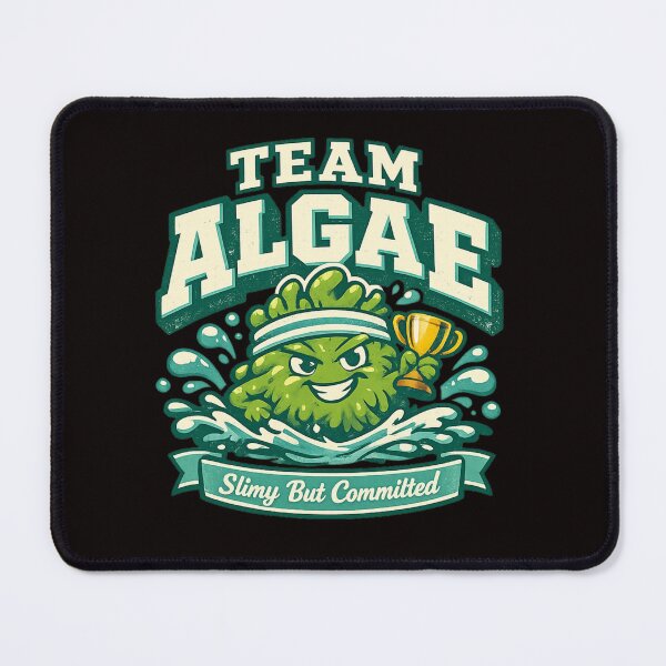 Item preview, Team Algae Retro Mascot designed and sold by FrameFlow.