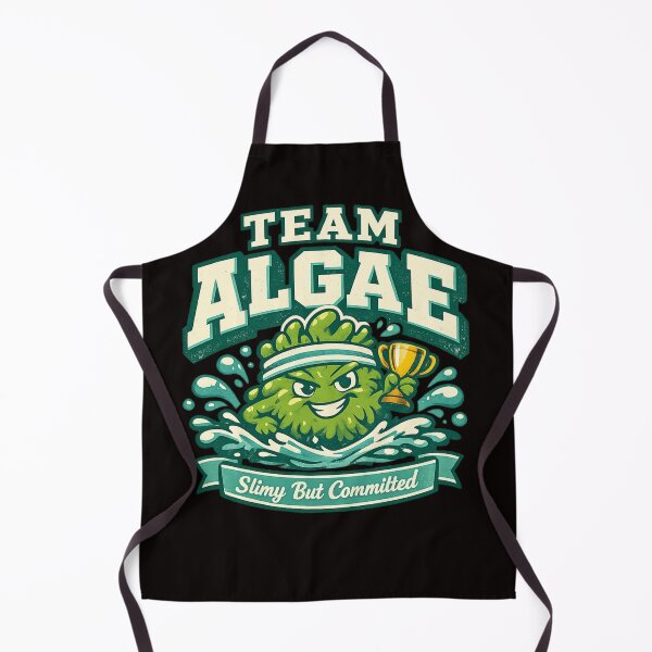 Item preview, Team Algae Retro Mascot designed and sold by FrameFlow.