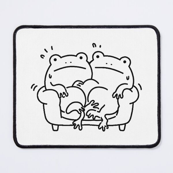Item preview, Cute Frogs On Couch Social Anxiety Frog Friends Design designed and sold by MonkiFlipp.