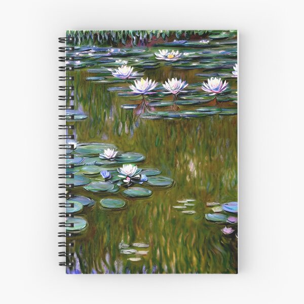 Item preview, Water Lilies: Impression of Reflections & Blossoming Surfaces (1917-5) designed and sold by artdesignsnow.