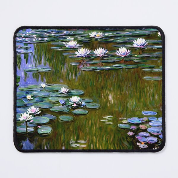 Item preview, Water Lilies: Impression of Reflections & Blossoming Surfaces (1917-5) designed and sold by artdesignsnow.