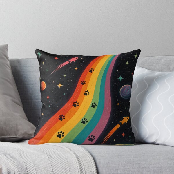 Item preview, Cosmic Cat Rainbow Space Adventure designed and sold by VibePrints101.