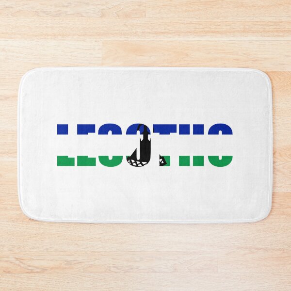 Item preview, Lesotho Flag LS designed and sold by shitpostee.