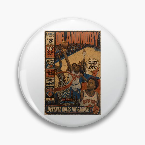 Item preview, Og Anunoby Retro Comic Basketball designed and sold by varentbast.