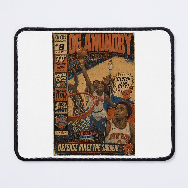Item preview, Og Anunoby Retro Comic Basketball designed and sold by varentbast.