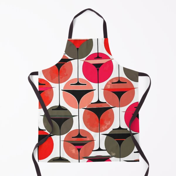 Item preview,  Atomic Fifties Inspired Martinis In Magenta Pink And Red designed and sold by taiche.