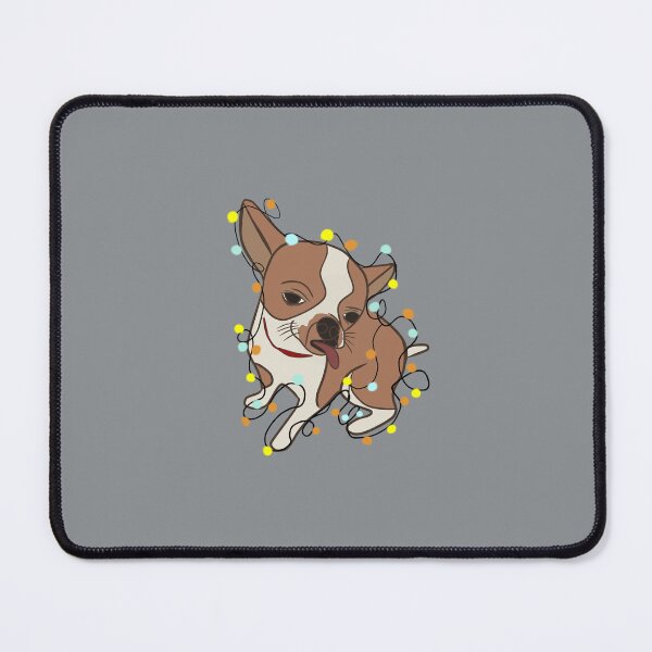 Item preview, Chihuahua Tangled in Christmas Lights designed and sold by SbRandomLab.