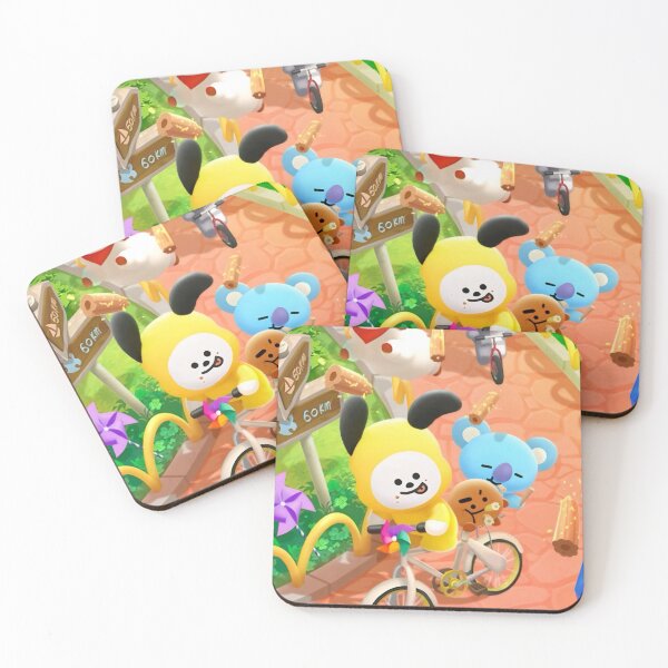 Item preview, Cute Chibi Animal Squad Bicycle Race - Kawaii Park Adventure Sticker designed and sold by Billy Morfo™.