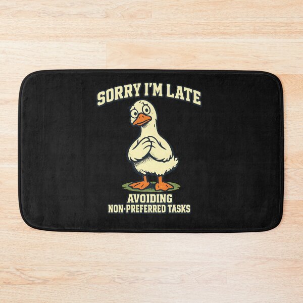 Item preview, Dilly Dallying Goose - Procrastination | Retro Cartoon Design designed and sold by BeanToePets.