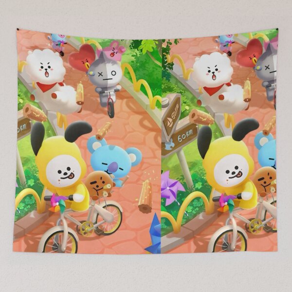 Item preview, Cute Chibi Animal Squad Bicycle Race - Kawaii Park Adventure Sticker designed and sold by Billy Morfo™.