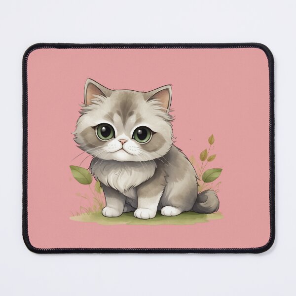 Item preview, Cute Watercolor Kitten – Big Eyes Kawaii Cat Art. designed and sold by NewtBoo.