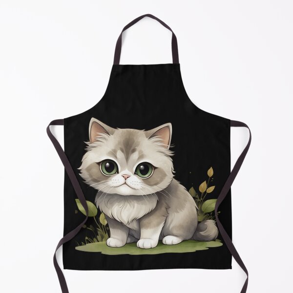 Item preview, Cute Watercolor Kitten – Big Eyes Kawaii Cat Art. designed and sold by NewtBoo.