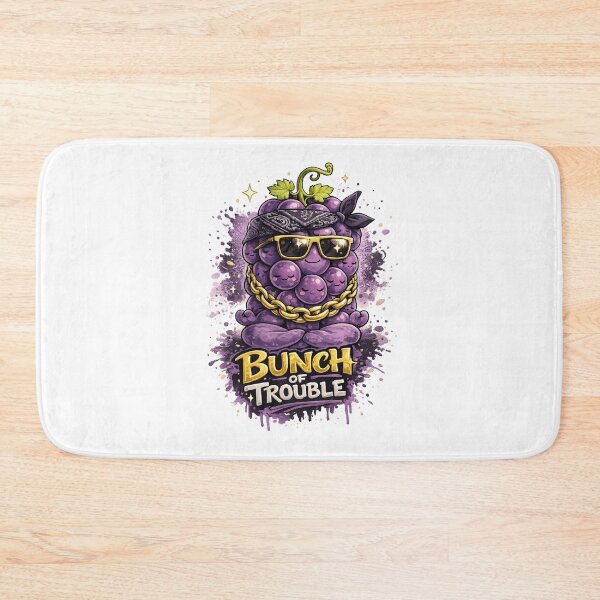Item preview, Bunch Of Trouble Gangsta Grapes Gold Chain Funny Design designed and sold by irfanshikh.