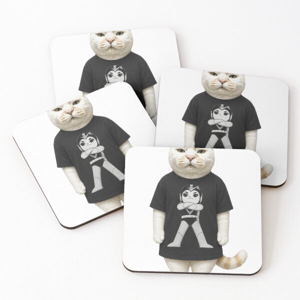 Item preview, Retro Anime Cat Wearing Space Ace T-Shirt designed and sold by Komatoya.
