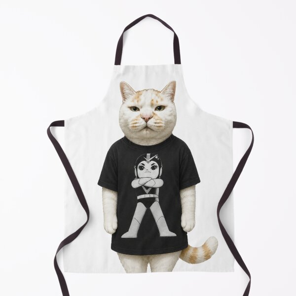 Item preview, Retro Anime Cat Wearing Space Ace T-Shirt designed and sold by Komatoya.