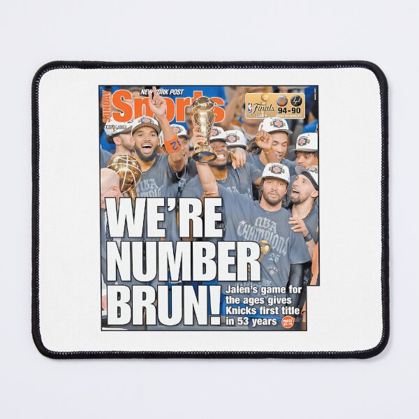 Item preview, We'Re Number Brun New York Knicks Nba 2026 Champions designed and sold by varentbast.