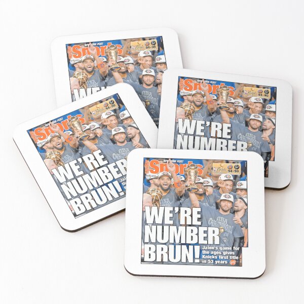 Item preview, We'Re Number Brun New York Knicks Nba 2026 Champions designed and sold by varentbast.