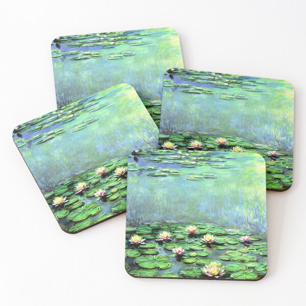 Item preview, Water Lilies: Impression of Reflections & Blossoming Surfaces (1917-6) designed and sold by artdesignsnow.