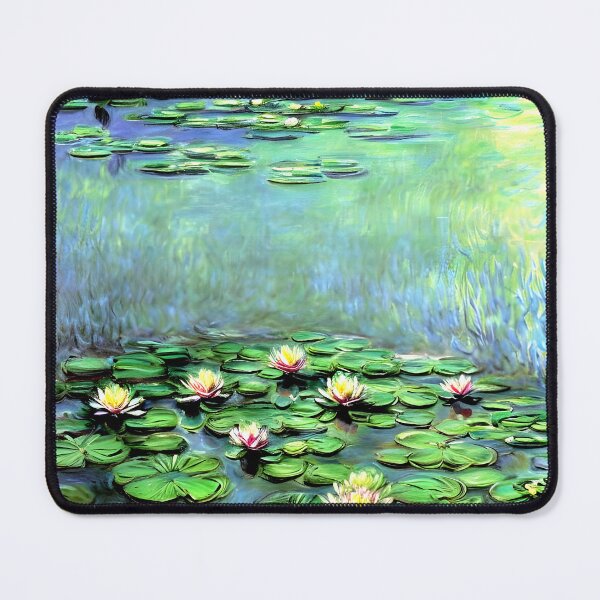 Item preview, Water Lilies: Impression of Reflections & Blossoming Surfaces (1917-6) designed and sold by artdesignsnow.