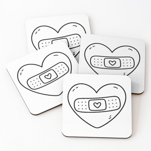Item preview, Healing Heart Bandage Cute Love Design designed and sold by MonkiFlipp.