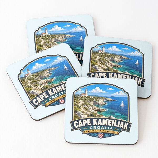 Item preview, Cape Kamenjak, Croatia - Coastal Cliffs designed and sold by Myra365Art.